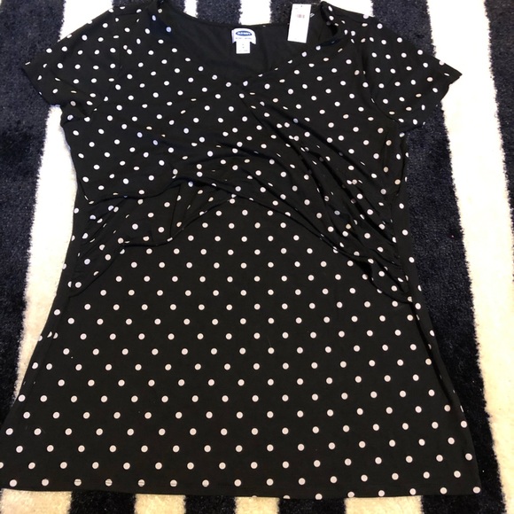 Old Navy Tops - Maternity XL Polka Dot Shirt